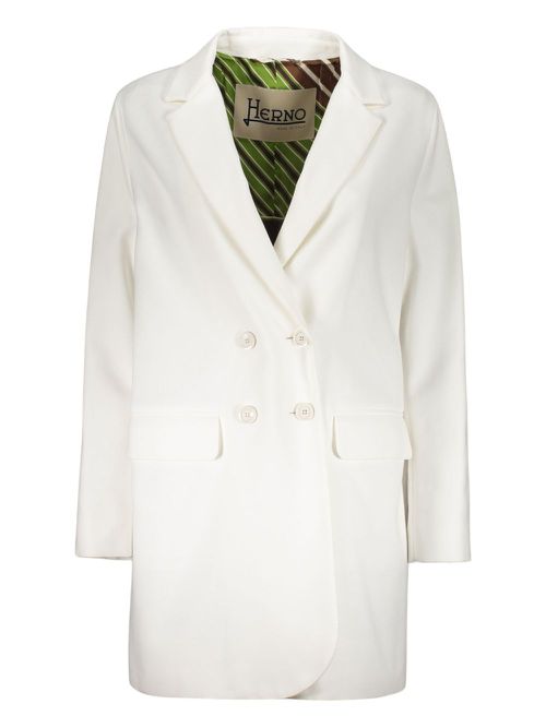 Herno double-breasted coat - White