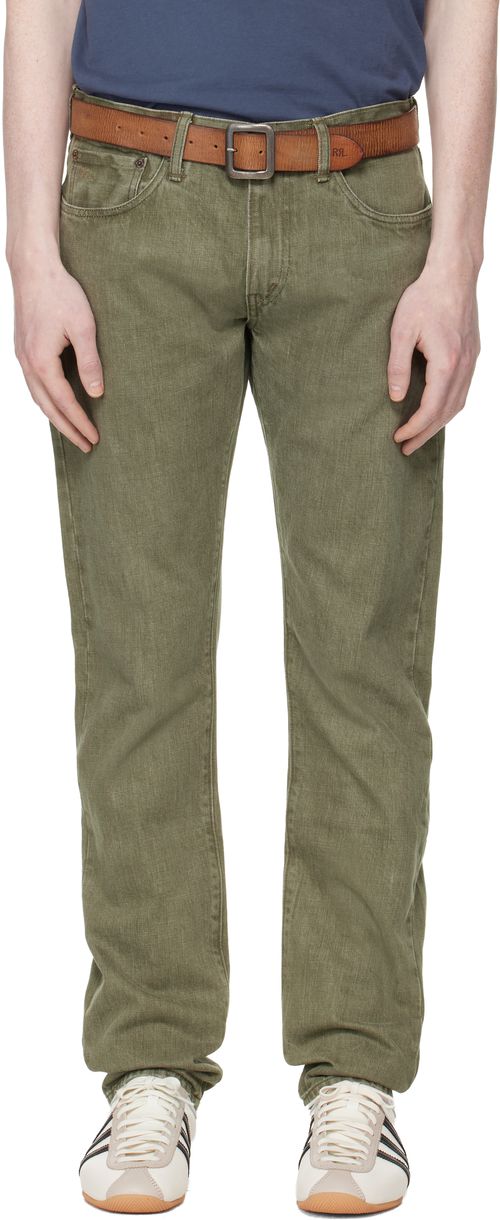 Green Slim Fit Jeans