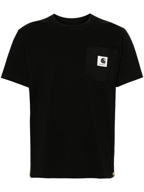 X Carhartt WIP cotton T-shirt - Black