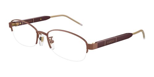 Gucci GG1742OJ Asian Fit Women's Glasses, Burgundy, Size 53