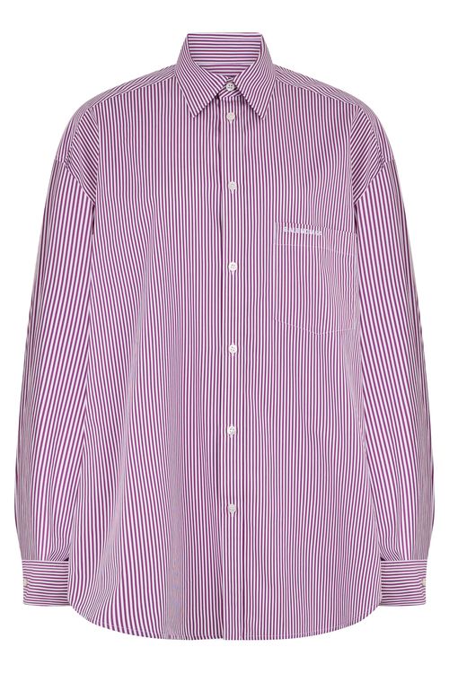 Striped Cotton Poplin Shirt