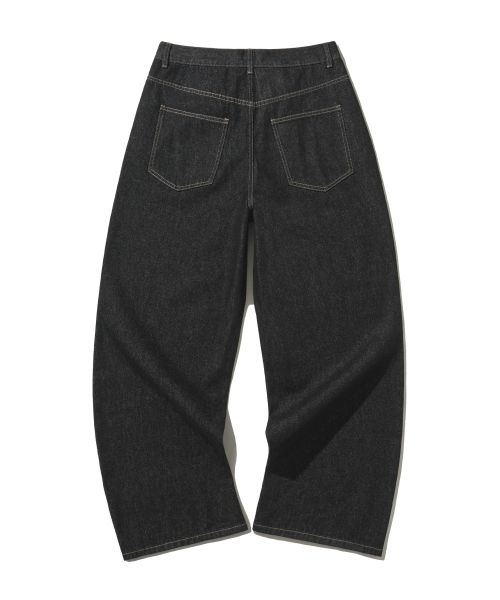 Damage Washed Denim Pants