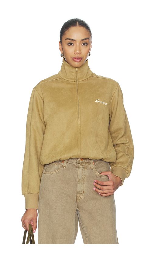 Fear of God ESSENTIALS Signature Vintage Fit Track Jacket in Dune. L also in XS, S