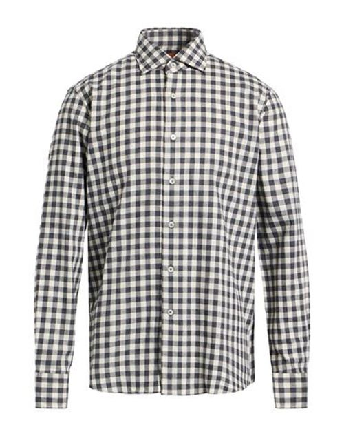 Washed Man Shirt Grey Size 16 Cotton