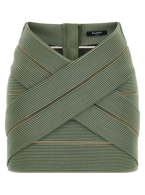 V-shaped Waist Skirt