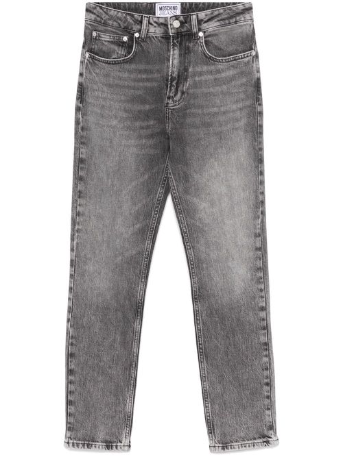 Logo-patch jeans - Grey