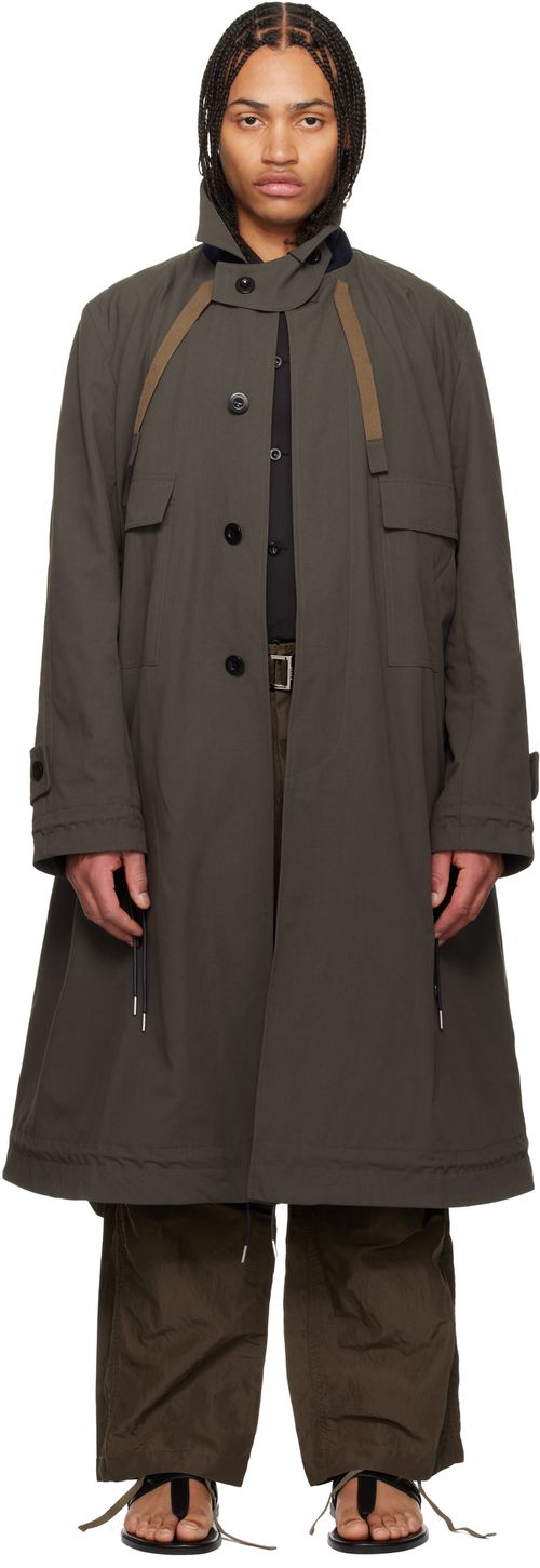Khaki Weathercloth Coat