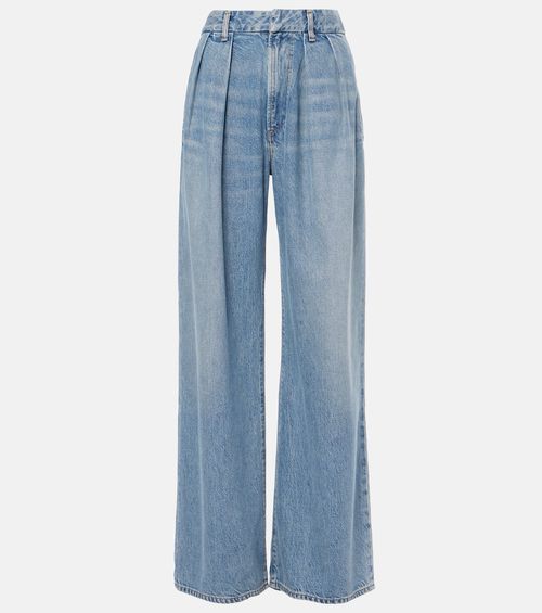 Petra high-rise wide-leg jeans