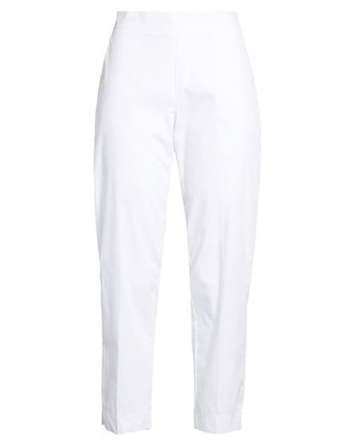 Woman Pants White Size M Cotton