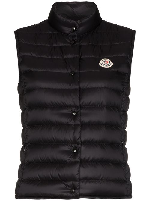Liane puffer gilet jacket - Black