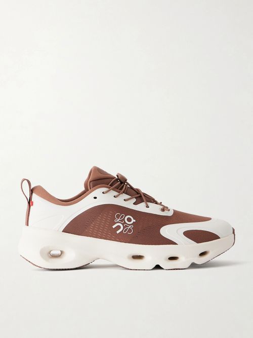 + On Cloudsolo Rubber-trimmed Recycled Mesh Sneakers - Blush