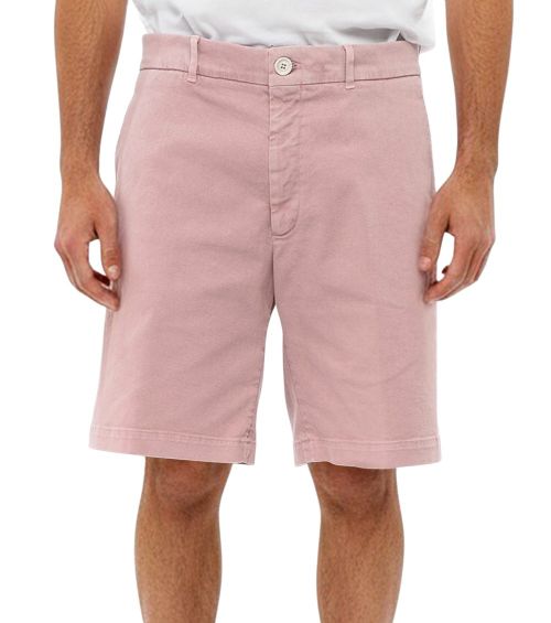 Pink Solid Regular Shorts