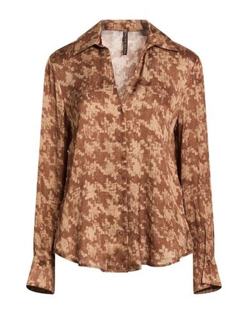 Woman Shirt Camel Size 2 Viscose