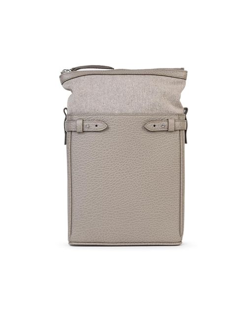 Camera Bag Dove Grey Leather Bag