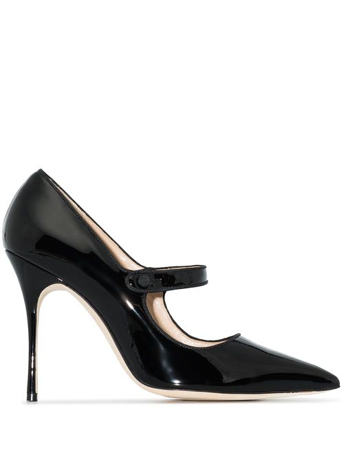 Campari 105mm pointed-toe pumps - Black