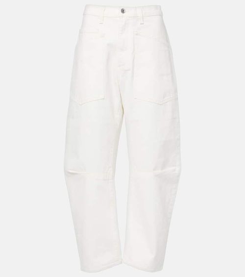 Nili Lotan Shon high-rise barrel-leg jeans