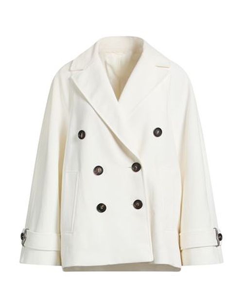 Woman Blazer White Size 0 Cotton, Linen, Ecobrass
