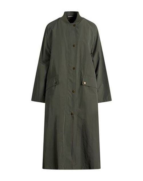 Woman Coat Military green Size 10 Polyester, Cotton, Polyamide