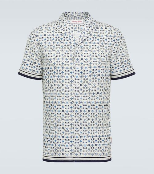 Hibbert floral bowling shirt