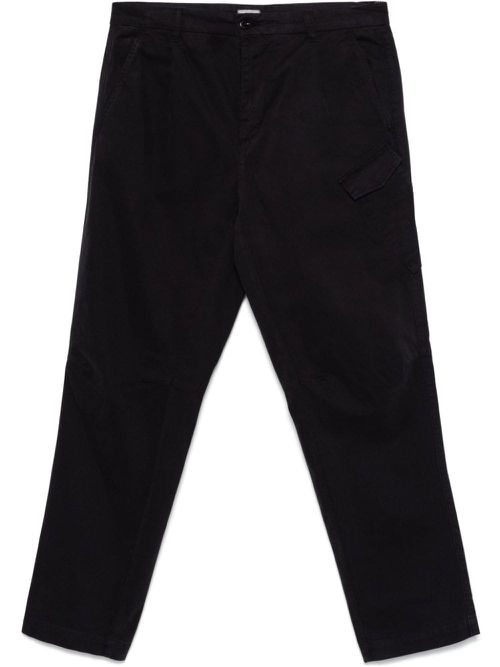 Sateen chino trousers - Blue