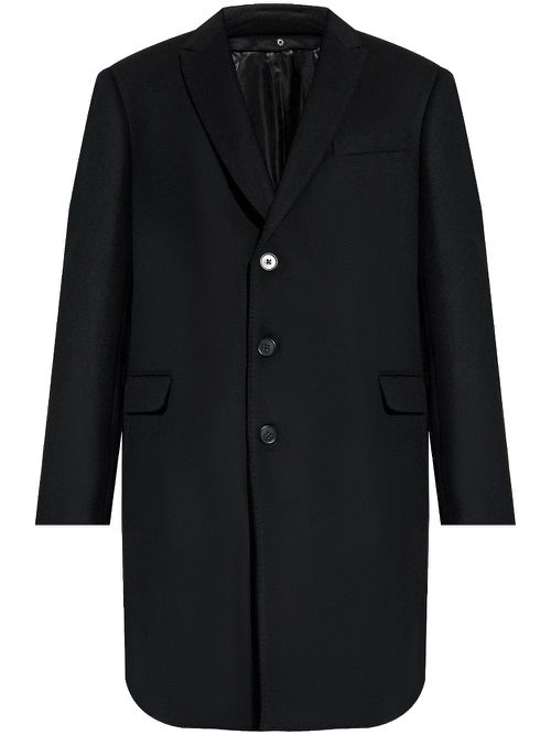 Single-breasted coat - Black