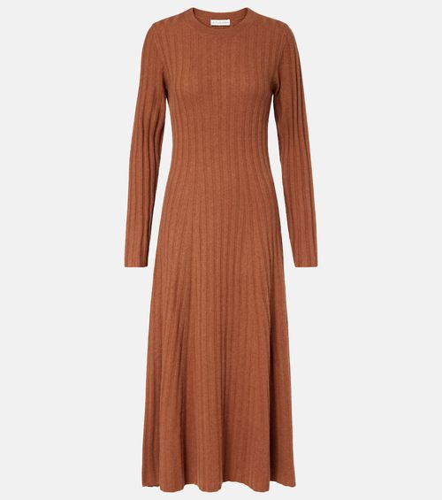 Gia ribbed-knit wool and cashmere maxi dress