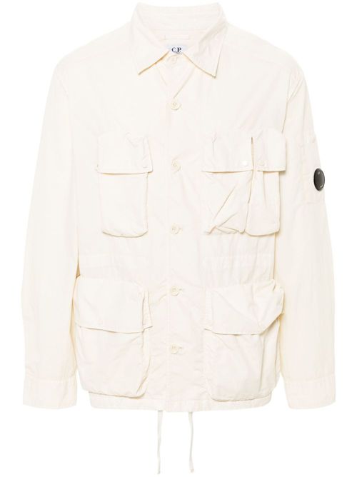 Flatt multi-pocket shirt jacket - Neutrals