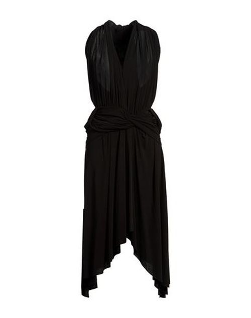 Woman Midi dress Black Size 6 Viscose
