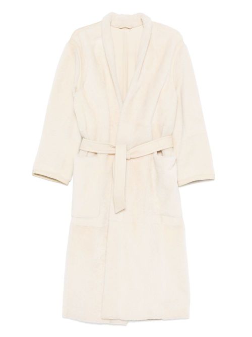 Shearling coat - Neutrals