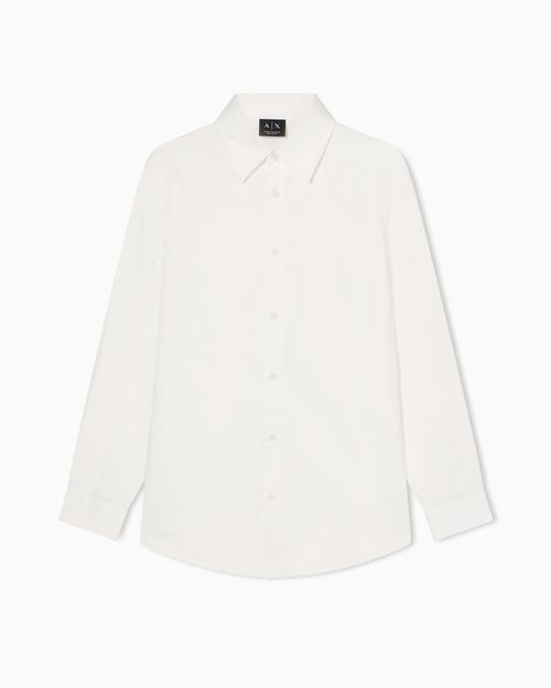 Casual Shirt in Textured Cotton Jacquard