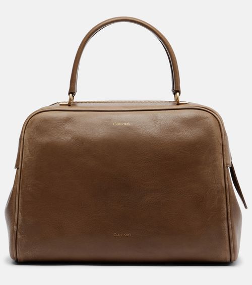 America Medium leather bowling bag