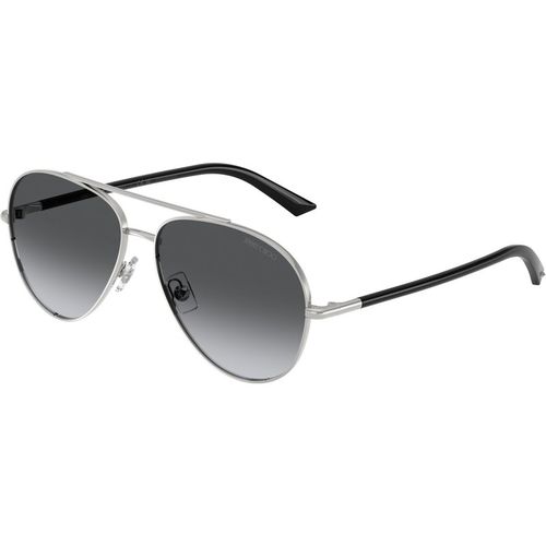 Jimmy Choo Donna Jimmy Choo JC4026 3002T3 Occhiali da sole Metallo Argento Grigio Pilot Polarizzata