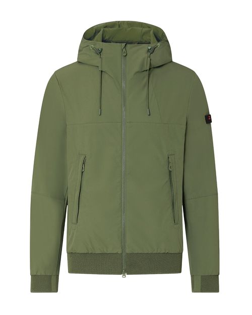 Polyester-Cotton Blend Jacket — Green