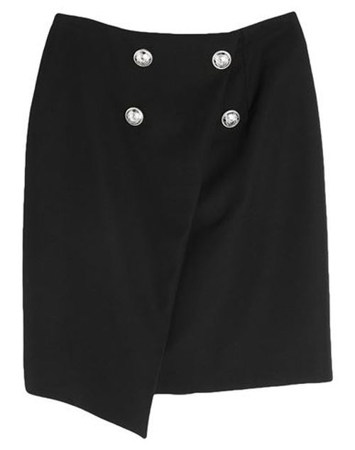 Woman Mini skirt Black Size 4 Wool