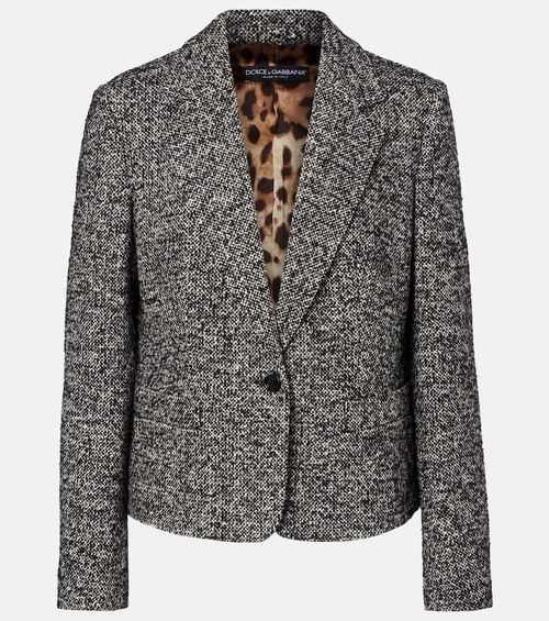 Wool, silk, and alpaca-blend jacket