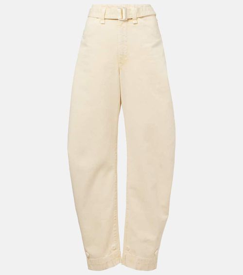Lemaire Belted barrel-leg jeans