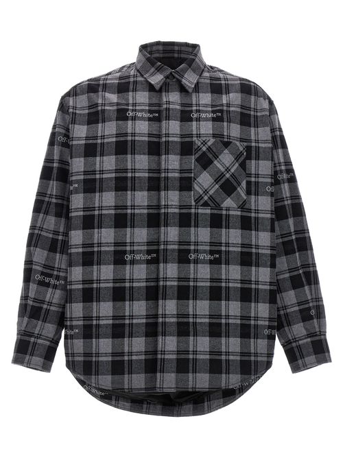 Check Flannel Padded Jacket