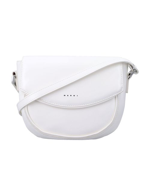 Smile Bag in Coated Fabric with Shoulder Strap