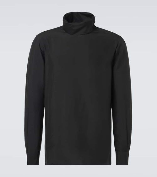 Silk turtleneck sweater