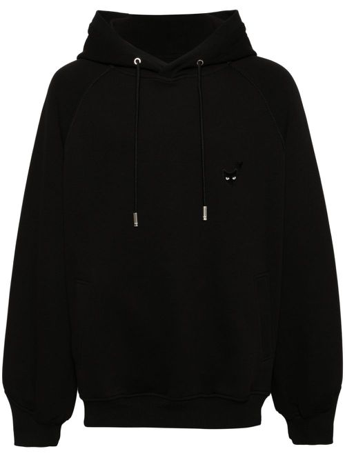 Love Panther Hand Rope hoodie - Black