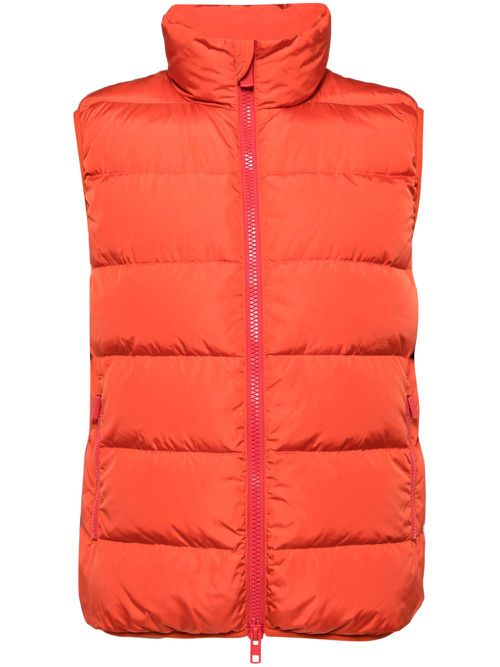 Quilted down gilet - Orange