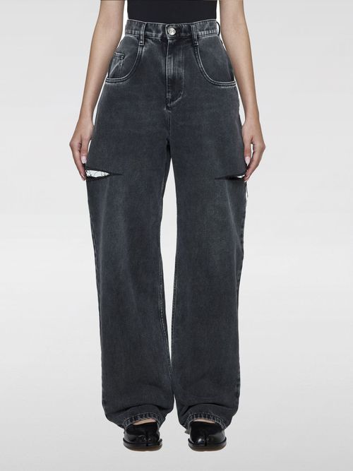 Jeans Woman color Black