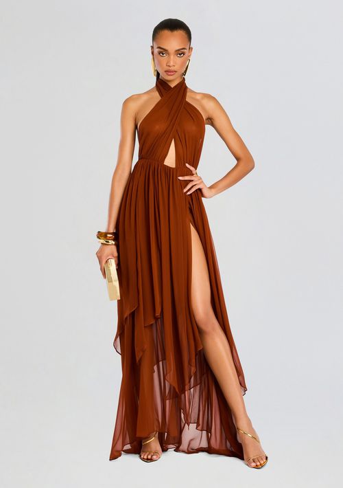 Ina Silk Chiffon Dress