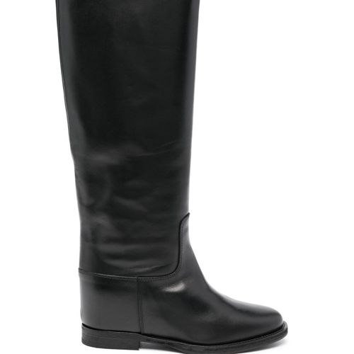 Via Roma 15 | Via Roma 15 レザー ロングブーツ - ブラック | Realry