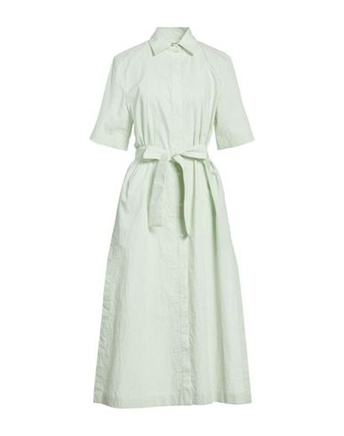 Woman Midi dress Light green Size 6 Cotton, Polyamide