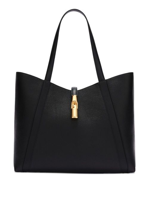 Large Goccia tote bag - Black