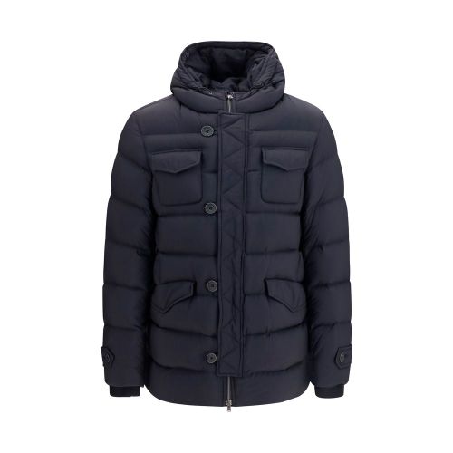 Goose Down Padded Down Jacket — Black