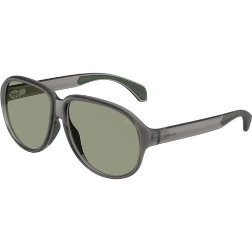 Moncler Unisex Moncler ME8001 HALCYONNE 5003/2 Sunglasses Injected Grey Green Pilot Norma