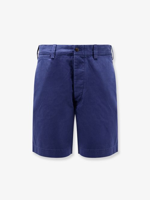 Cotton Big Fit Shorts — Navy