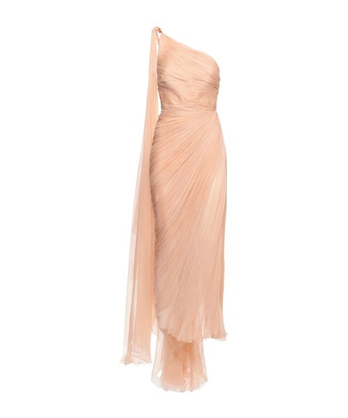 Draped One-Shoulder Dress
